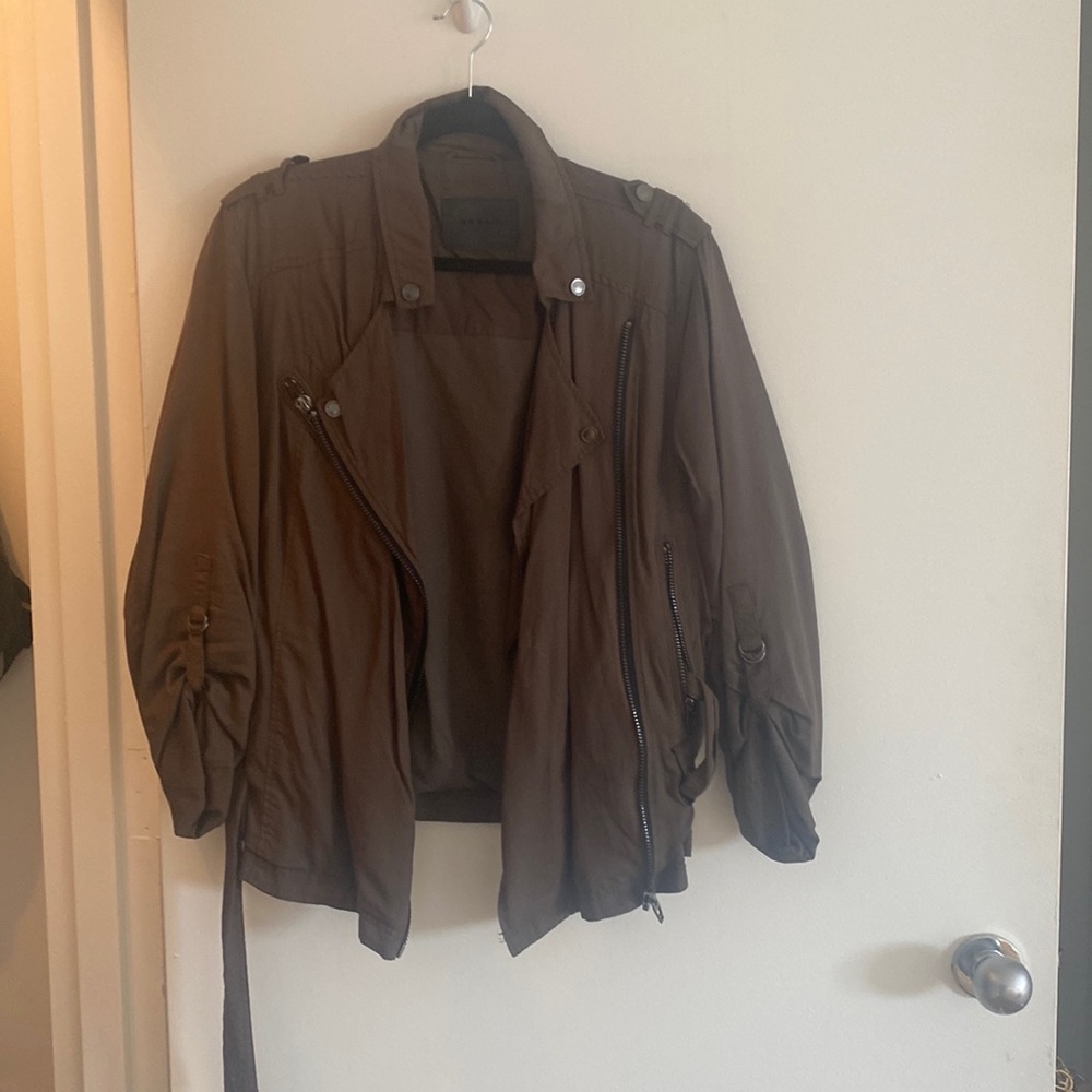 BLANKNYC came green moto/utility jacket